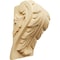 Ekena Millwork 3 3/4"W x 3 1/4"D x 6"H Large Acanthus Leaf Block Corbel, Maple CORW04X03X06BAMA - alternate 1
